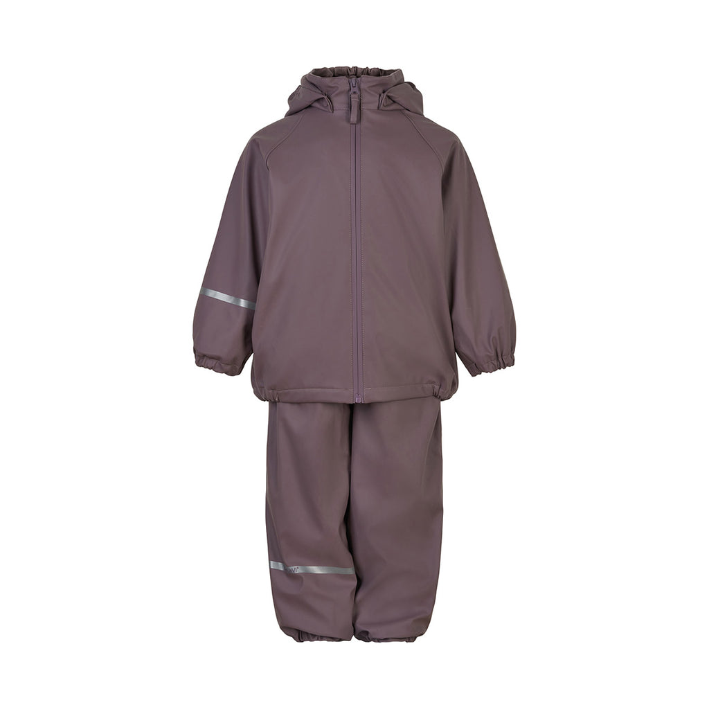 New! Fleece-lined Dungarees & Jacket Set, Lavender, sizes from ages 1 to 4