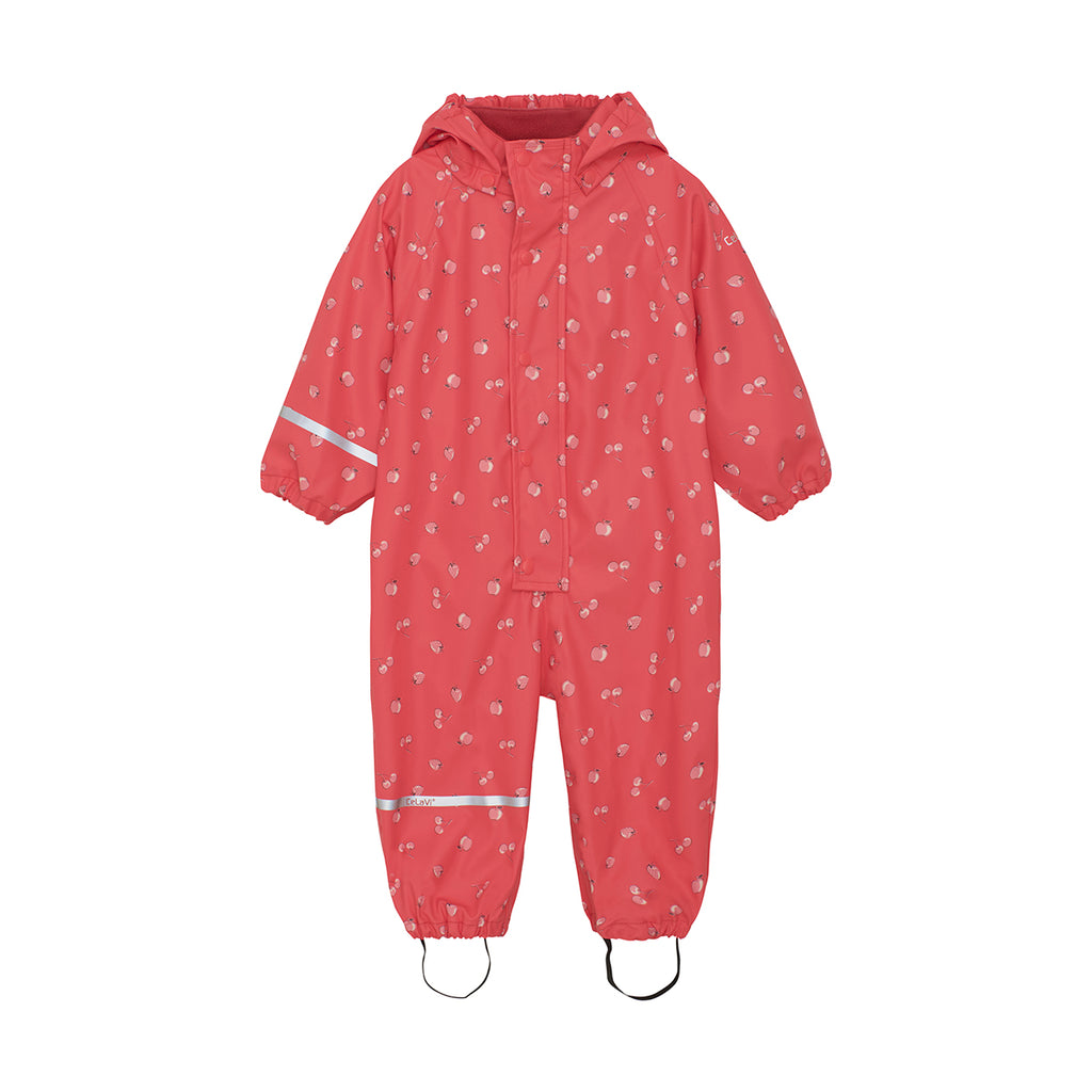 New! Cherries & Berries Waterproof Overall, sizes from 1 - 4 years