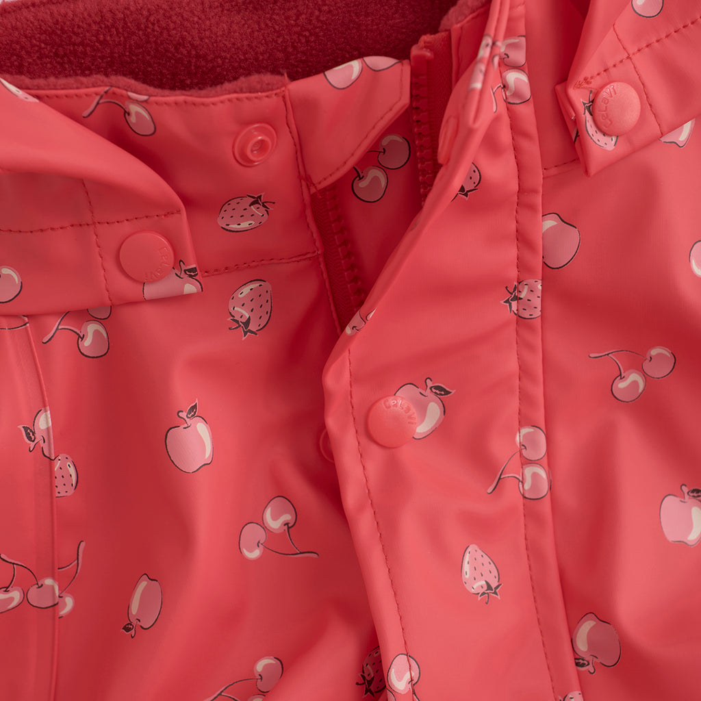 New! Cherries & Berries Waterproof Overall, sizes from 1 - 4 years