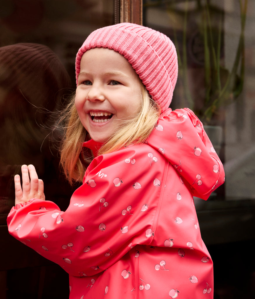 New! Cherries & Berries Waterproof Overall, sizes from 1 - 4 years